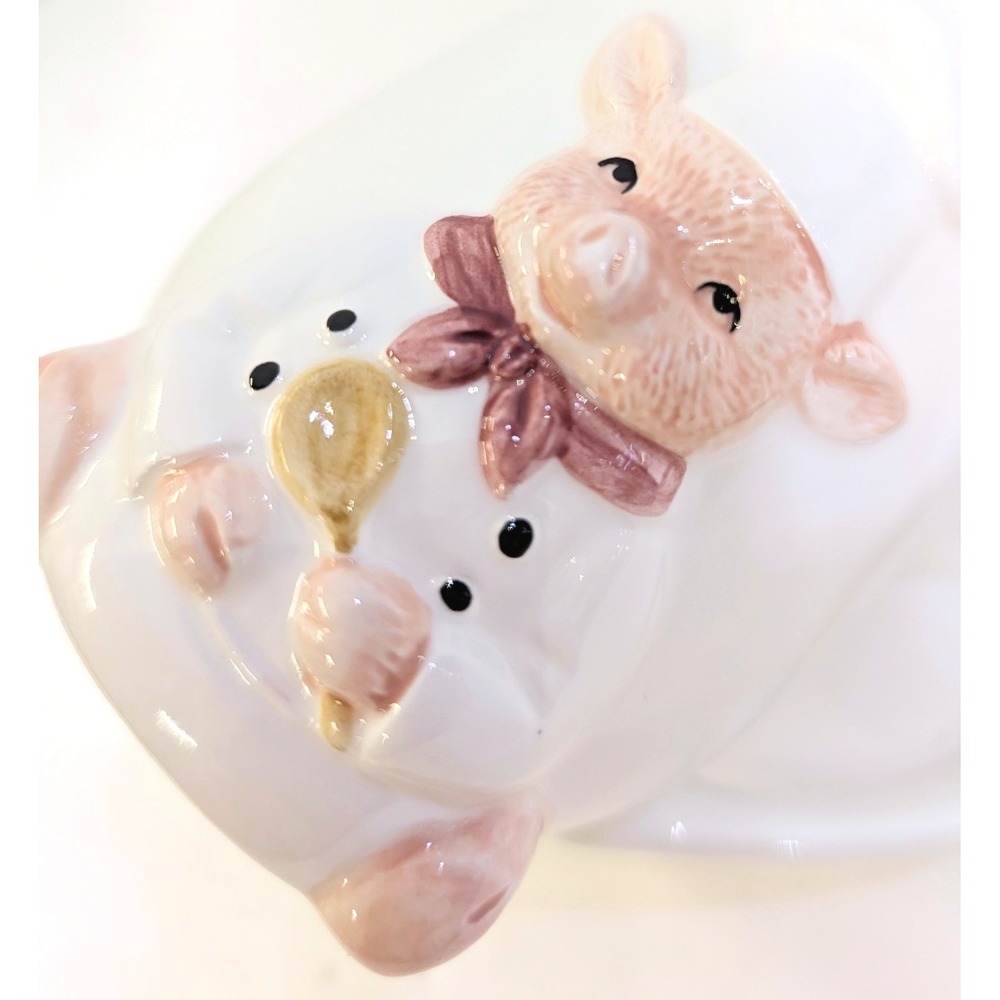 Otagiri‎ Hand Painted 3D Pig Chef Ceramic Coffee Mug Cup Vintage